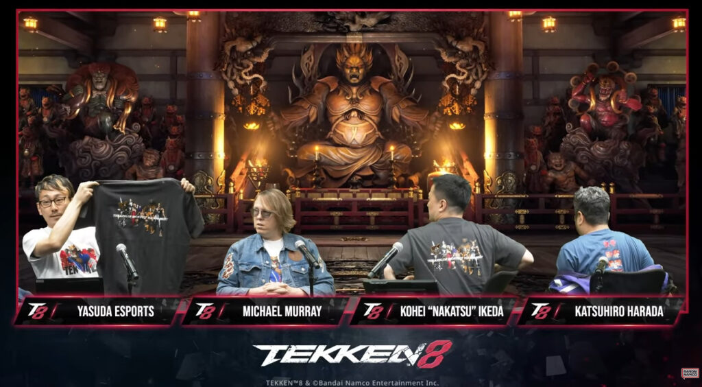 Tekken 8 UNIQLO t-shirts (Image via Bandai Namco Entertainment)