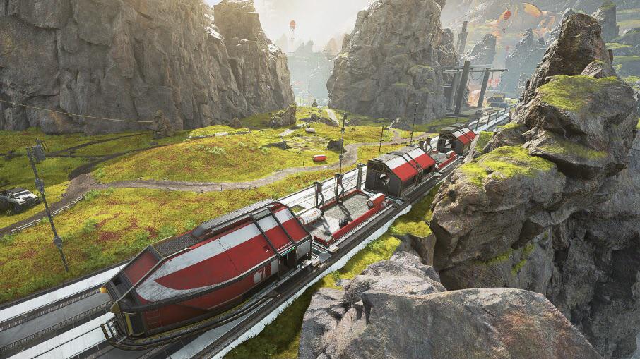 The moving train was what made World's Edge stand out as a map in Apex Legends