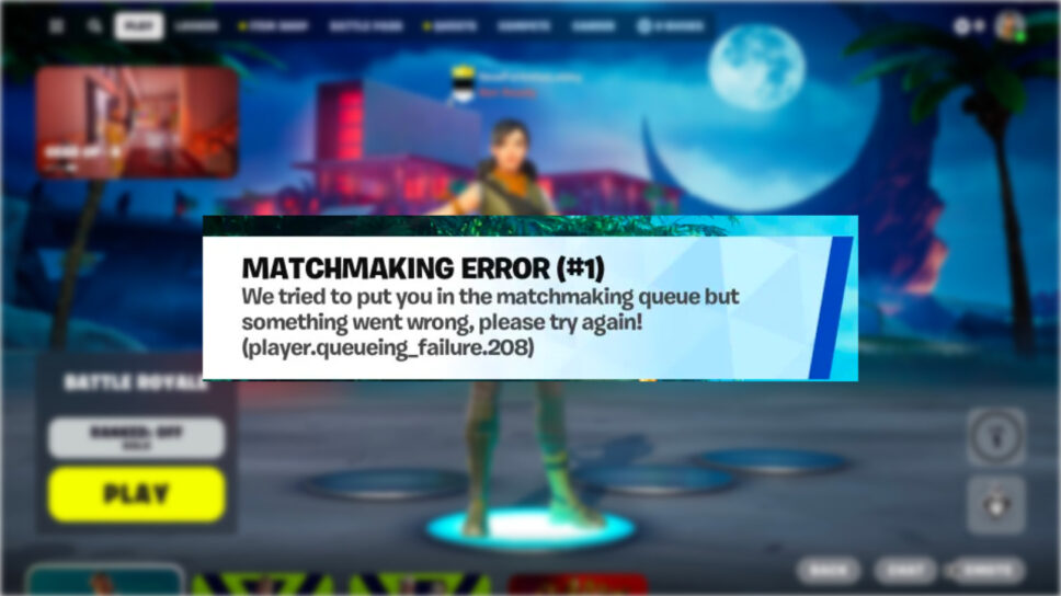 Fortnite Matchmaking Error #1: How to fix it cover image