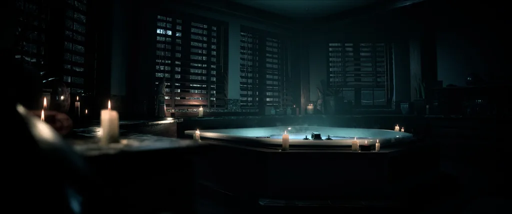 The cabin bathtub from the Until Dawn remake (Image via PlayStation.Blog)