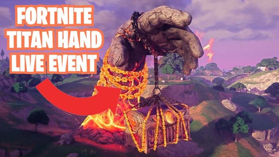Fortnite Titan Hand: live event countdown and movements cover image