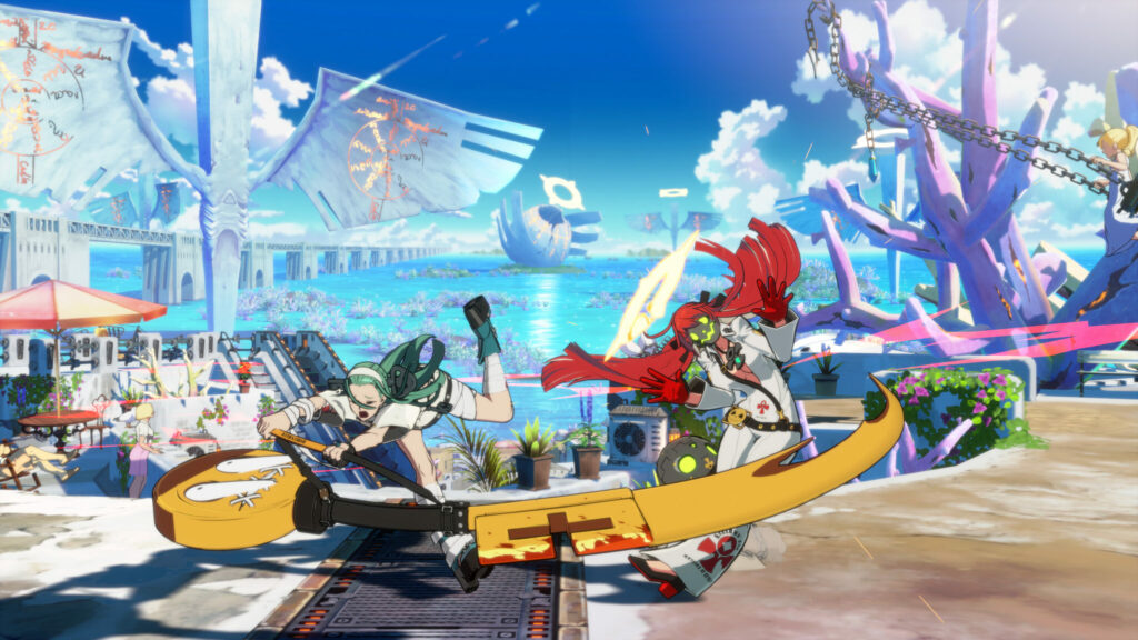 ABA swings around Paracelsus with reckless abandon (Image via Arc System Works)