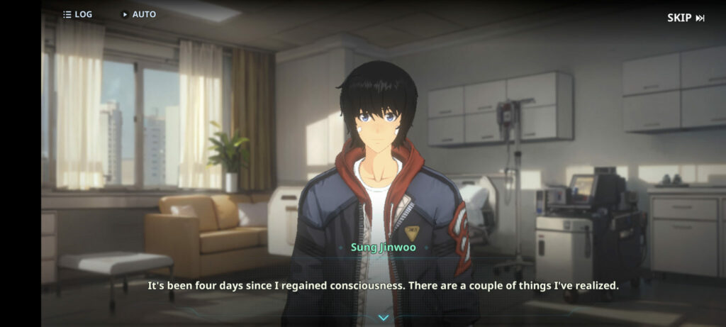 Cutscene screenshot featuring protagonist Sung Jinwoo (Image via esports.gg)