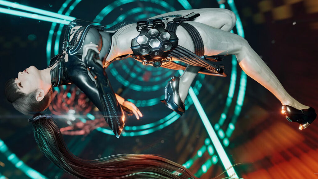 protagonist EVE in official screenshot from Stellar Blade