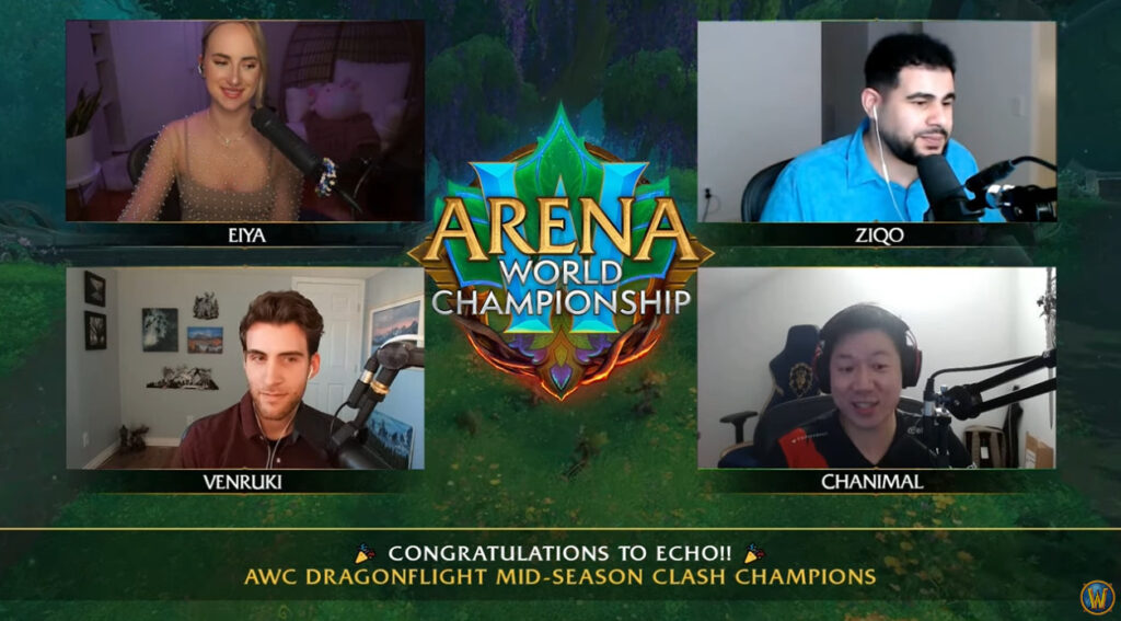 Chanimal in the post-match interview (Image via Blizzard Entertainment)