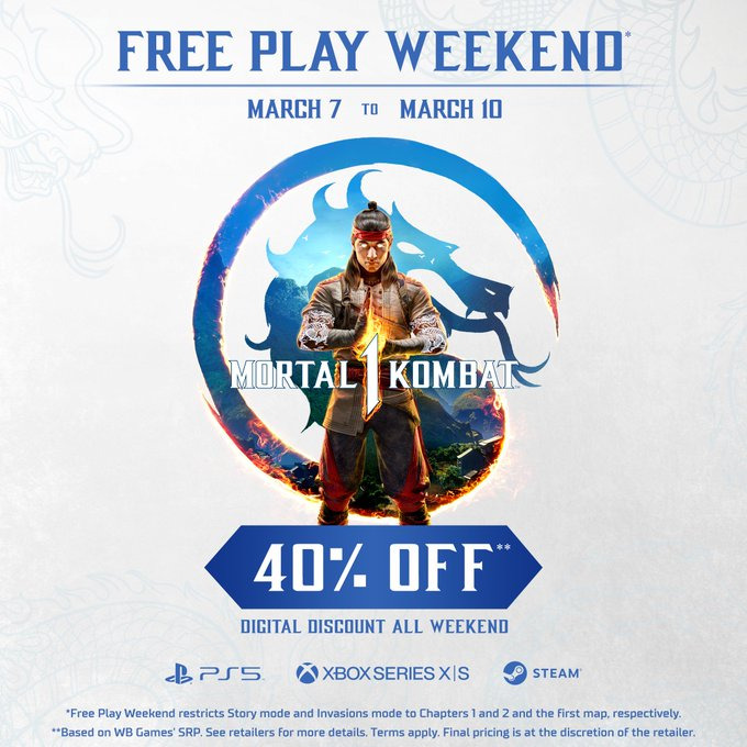Free-to-play weekend details (Image via NetherRealm Studios)
