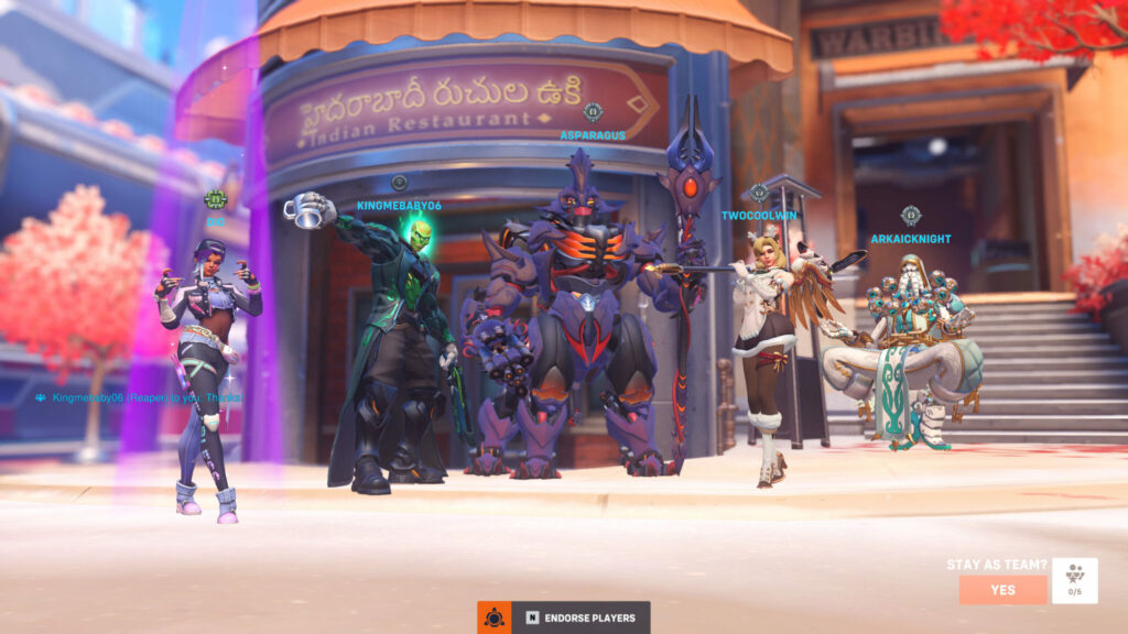 New Queen Street victory screen in Overwatch 2 (Image via Blizzard Entertainment)