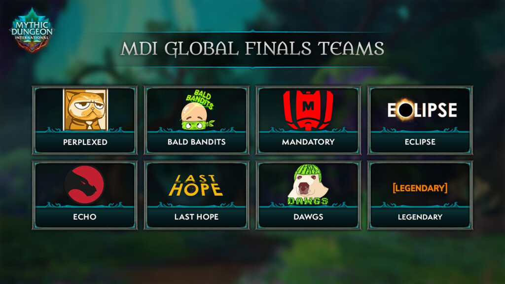 WoW MDI Global Finals 2024 teams (Image via Mandatory on X)