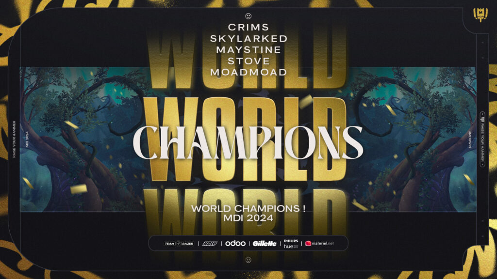Mandatory players won the WoW MDI 2024 Global Finals (Image via Mandatory on X)
