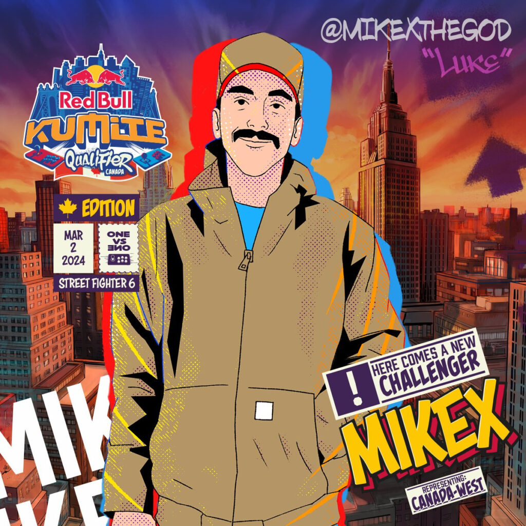 Street Fighter 6 player Mikex (Image via Red Bull Canada)