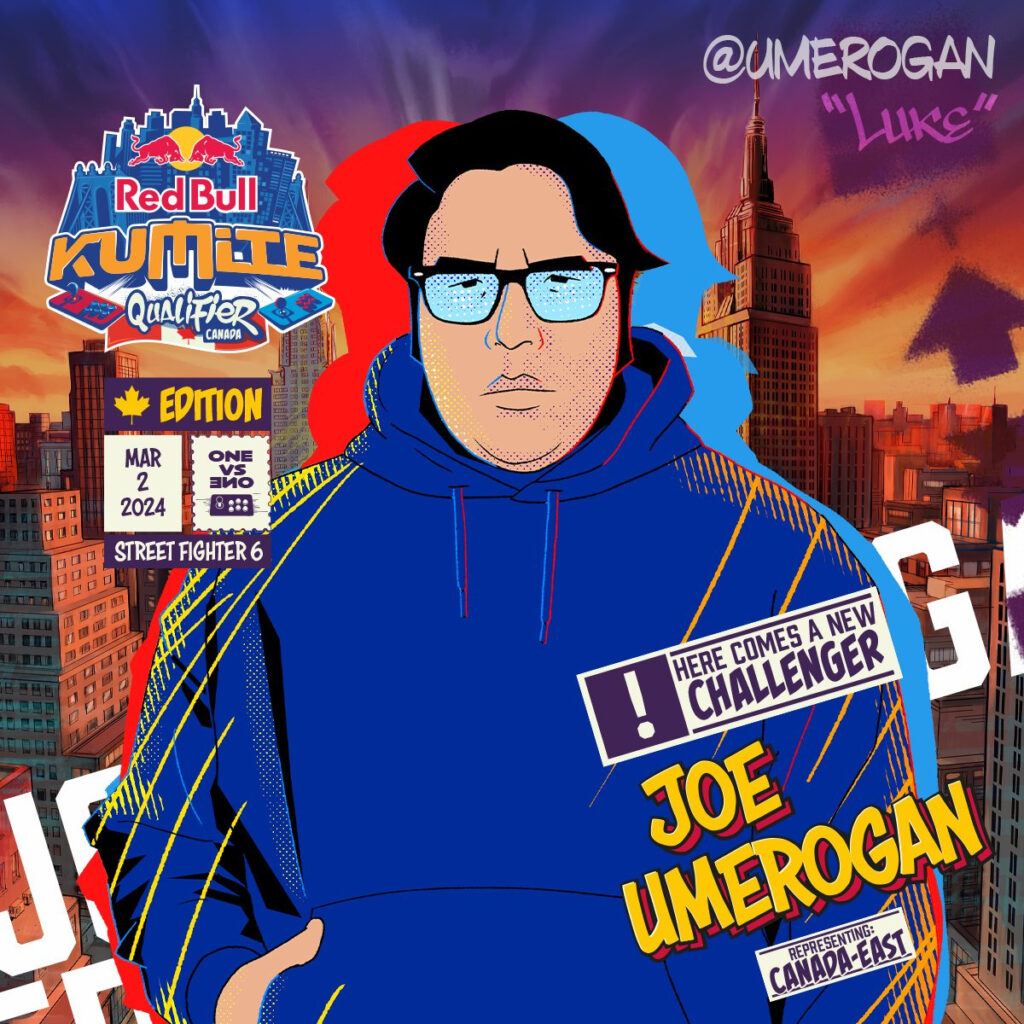 Street Fighter 6 player JOE UMEROGAN (Image via Red Bull Canada)