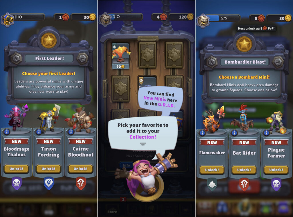 Warcraft Rumble gameplay screenshots (Image via esports.gg)