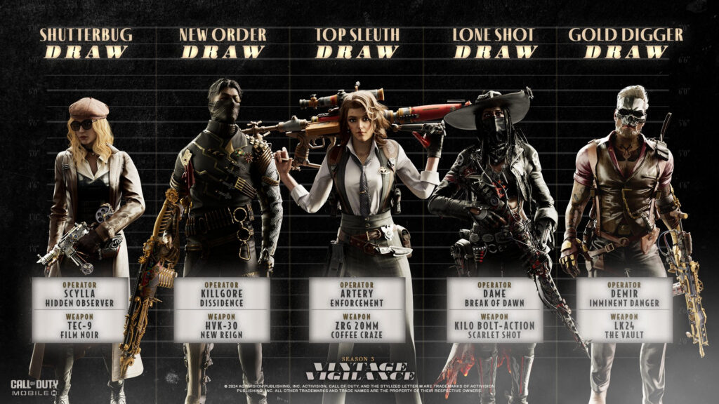 Operators in CoD Mobile 2024 Season 3 (Image via Activision Publishing, Inc.)