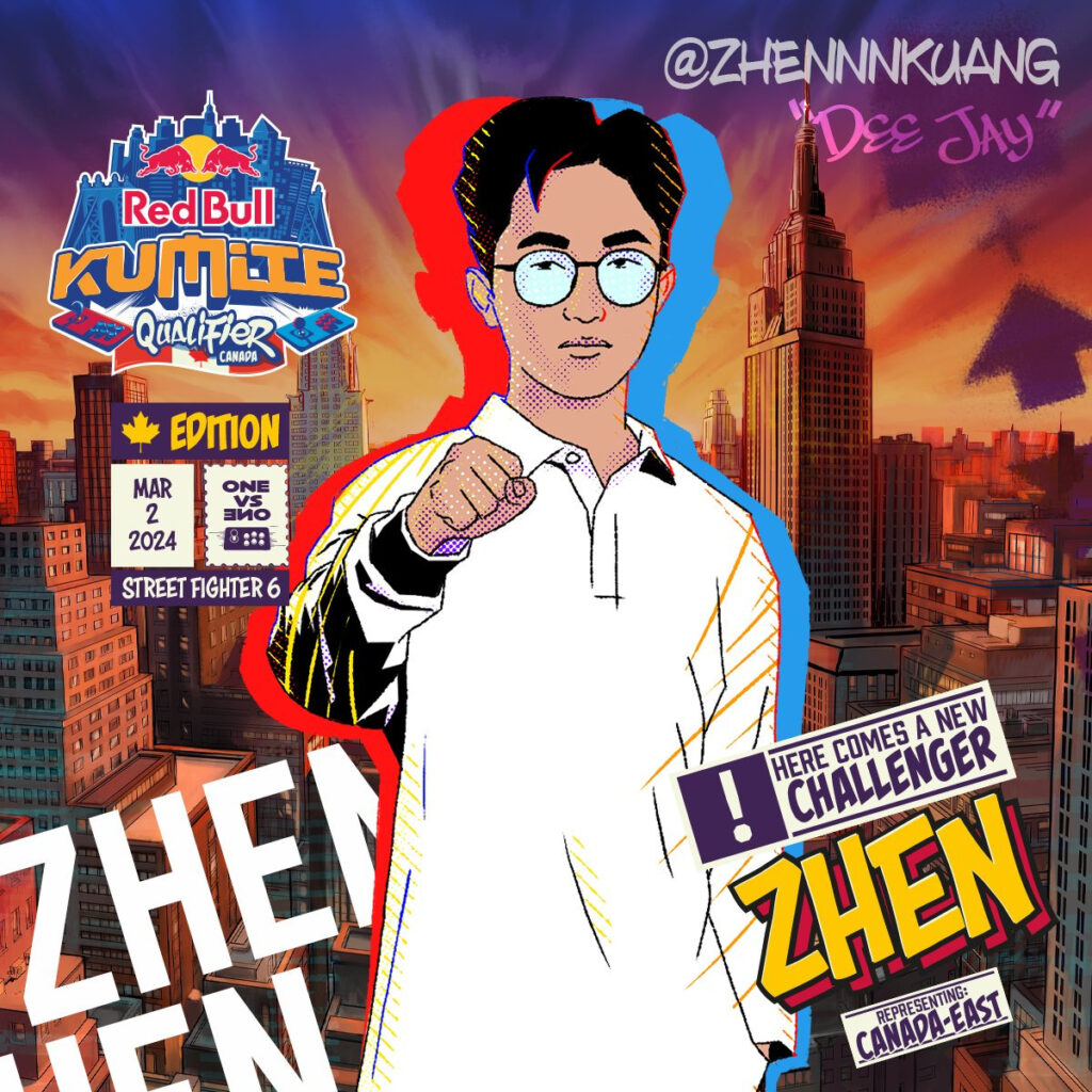 Street Fighter 6 player Zhen (Image via Red Bull Canada)