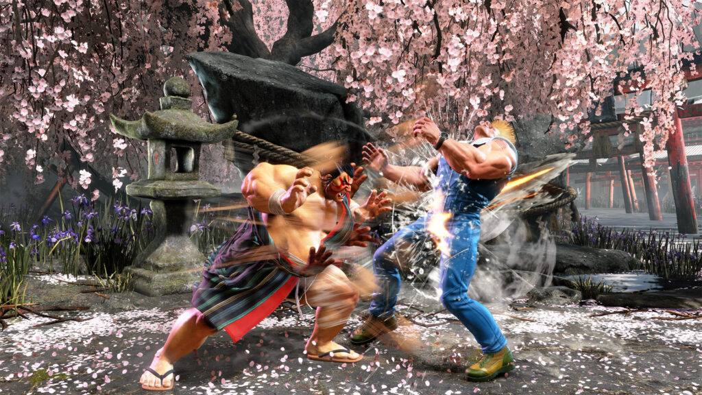 E. Honda versus Guile in Street Fighter 6 (Image via Capcom)