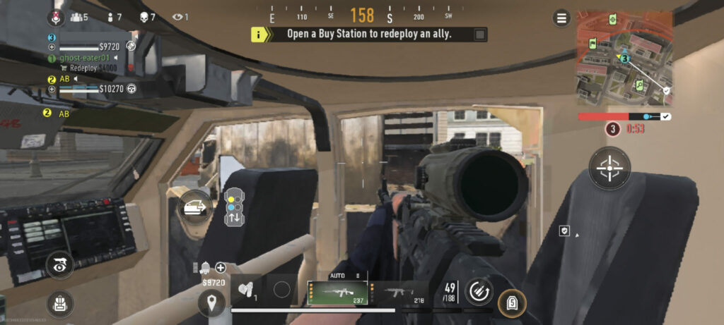 Warzone Mobile gameplay screenshot (Image via esports.gg)