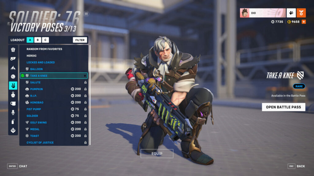 Soldier: 76 screenshot (Image via Blizzard Entertainment)