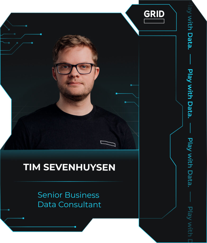 Tim "Magic" Sevenhuysen as the senior business data consultant at GRID (Image via GRID)