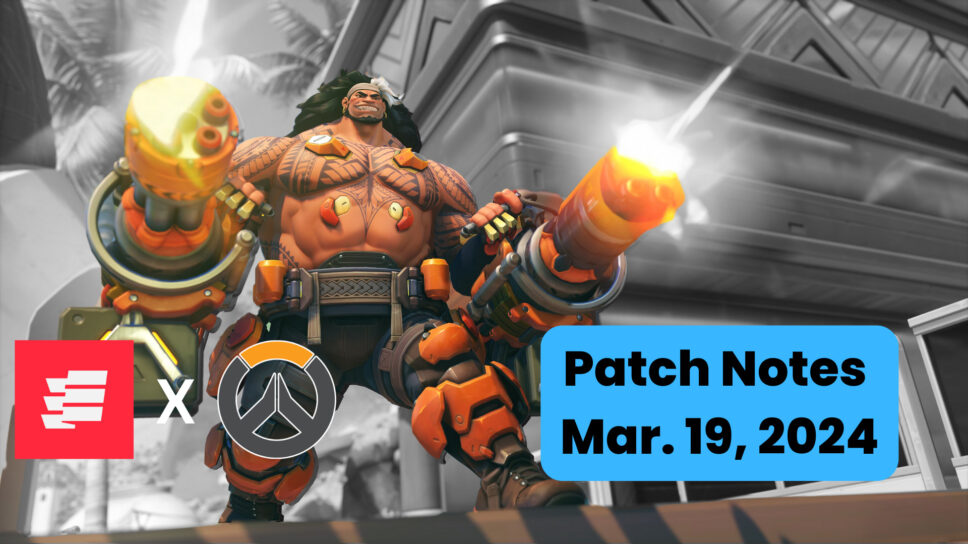 Overwatch 2 patch notes, Mar. 19, 2024 – No, bad Mauga! cover image
