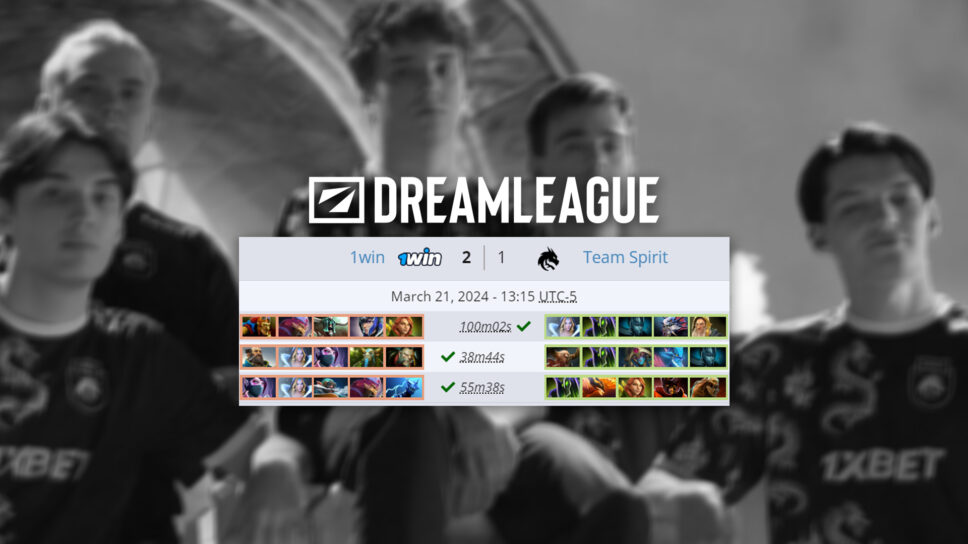 1Win kicks Team Spirit out of DreamLeague S23 Closed Qualifiers cover image