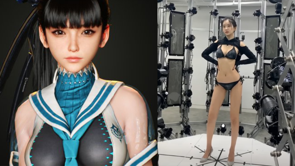 Korean model Shin Jae-Eun's was 3D scanned to create EVE's body