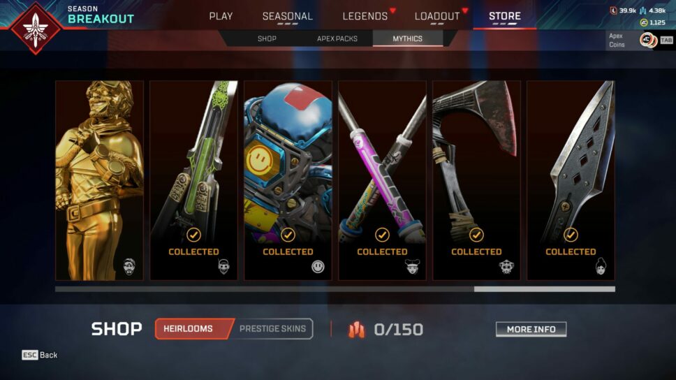 Are your Apex Legends Heirlooms and Battle Pass levels missing? cover image