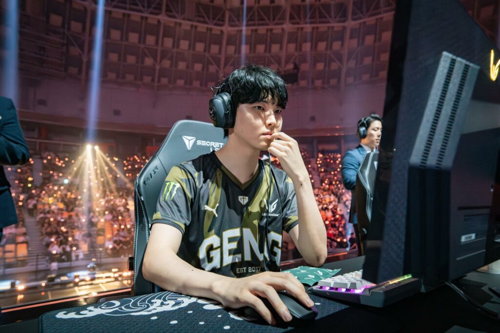 Gen.G Esports LoL mid laner Chovy in the LCK Spring 2024 Grand Final (image via LCK/Riot Games)