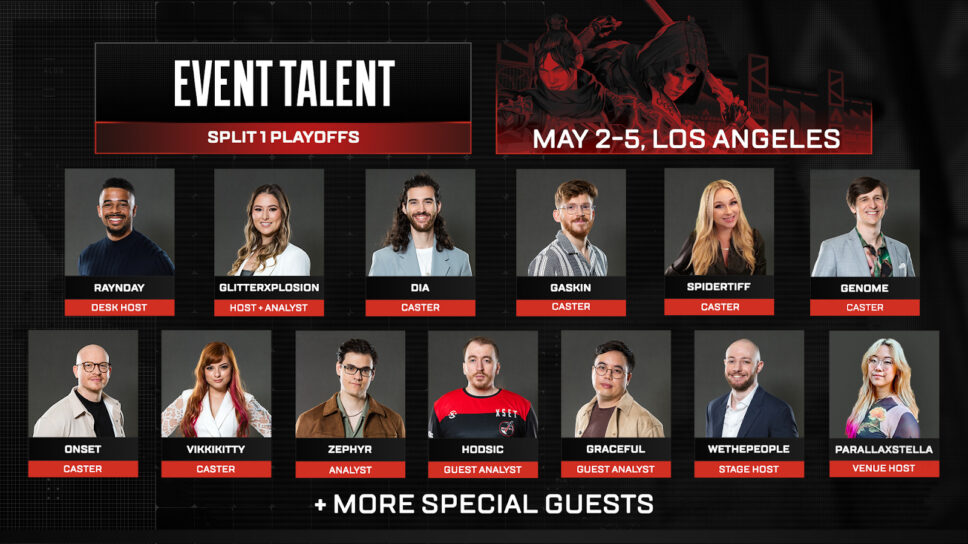 ALGS reveal casters and guests ahead of Split 1 Playoff LAN cover image