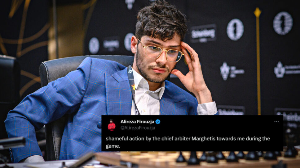 Candidates Tour: Alireza calls out arbiter for interrupting him mid-match due to noise complaints cover image