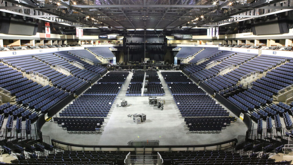 Credit Union of Texas Event Center arena seating arrangement (Image via cutxeventcenter.com)