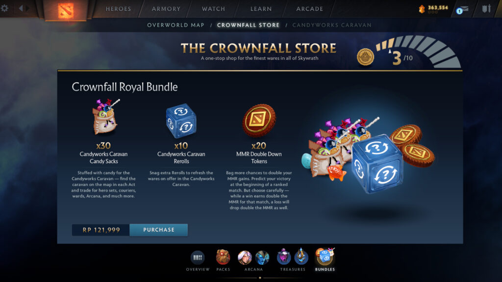 Dota Crownfall Royal Bundle (Image by esports.gg)