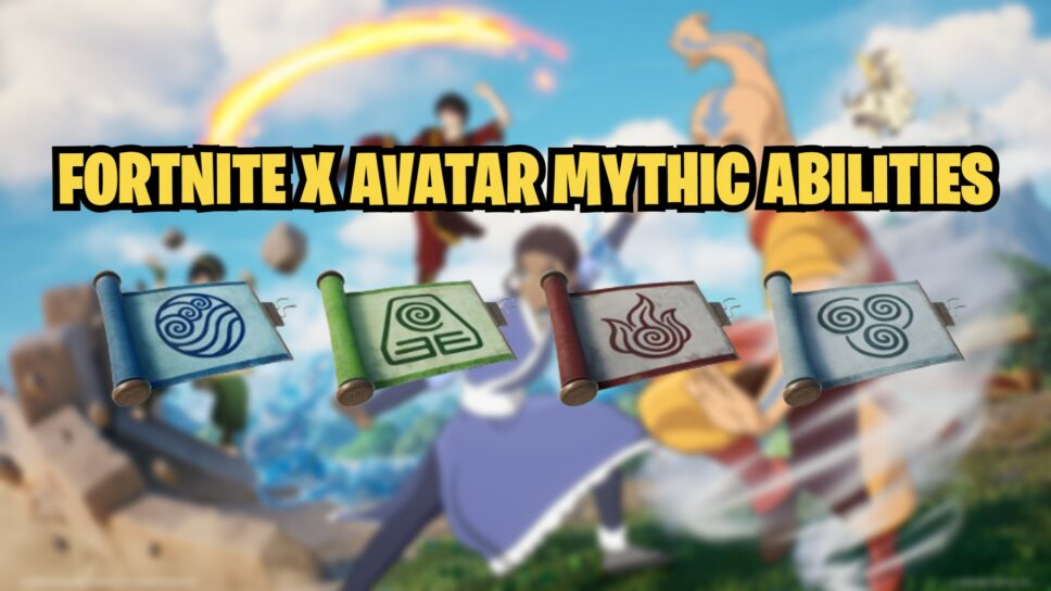 How to get Avatar Mythics in Fortnite (Airbending, Earthbending, and Firebending) cover image