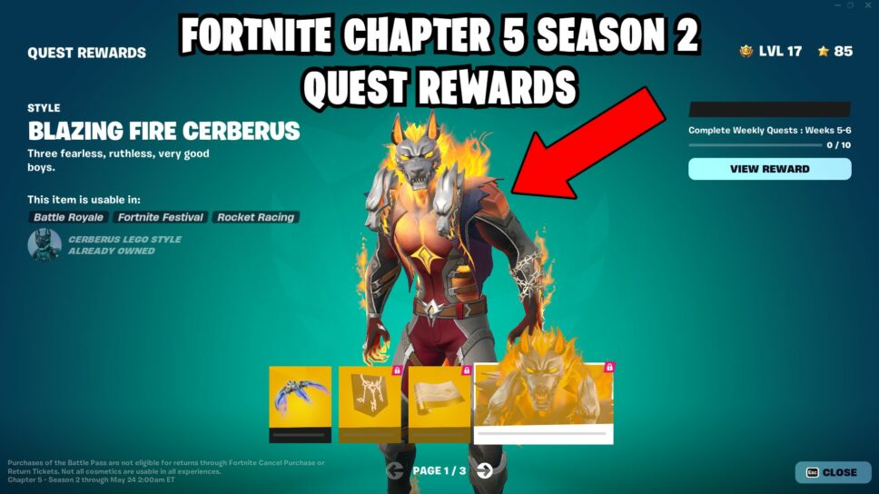 Quest Rewards in Fortnite Chapter 5 Season 2 explained cover image