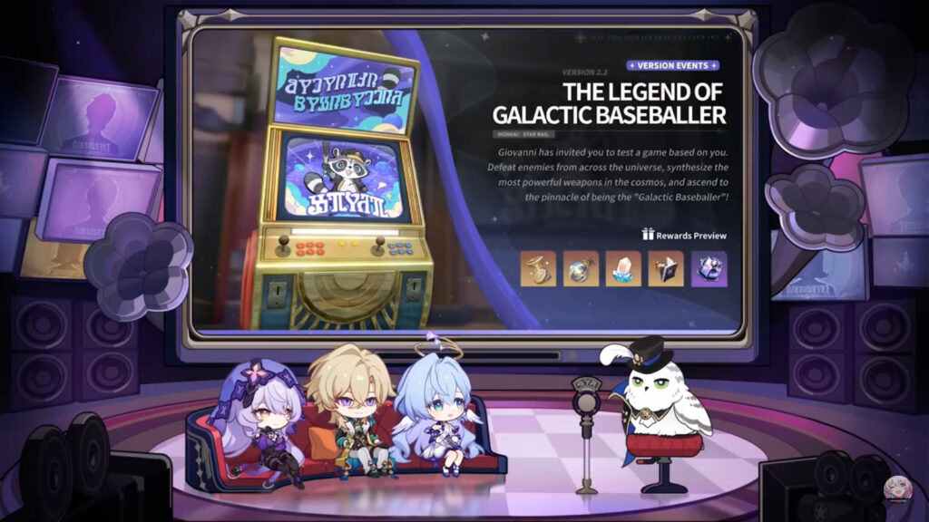 A game event in Honkai: Star Rail Version 2.2 — The Legend of Galactic Baseballer