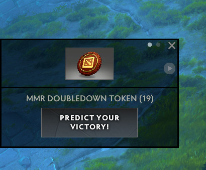MMR Double Down token UI 