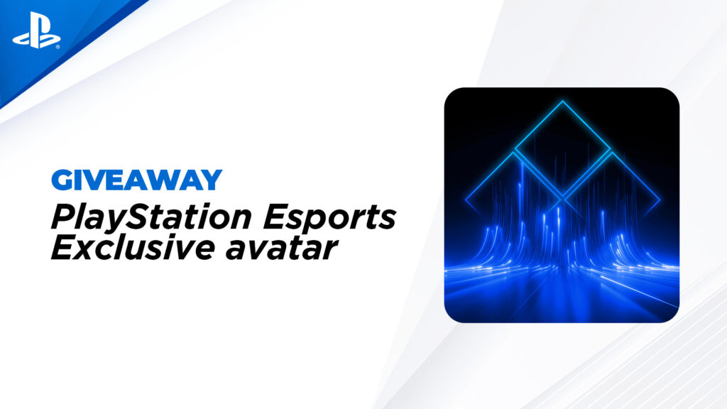 A graphic advertising the PSN avatar being given away in the PlayStation Esports Discord from April 25 to May 9.