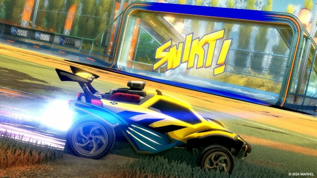 The Wolverine decal for Octane along with his goal explosion is feisty and exciting