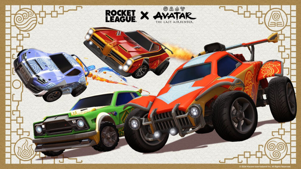 Rocket League item shop adds Avatar: The Last Airbender bundle cover image