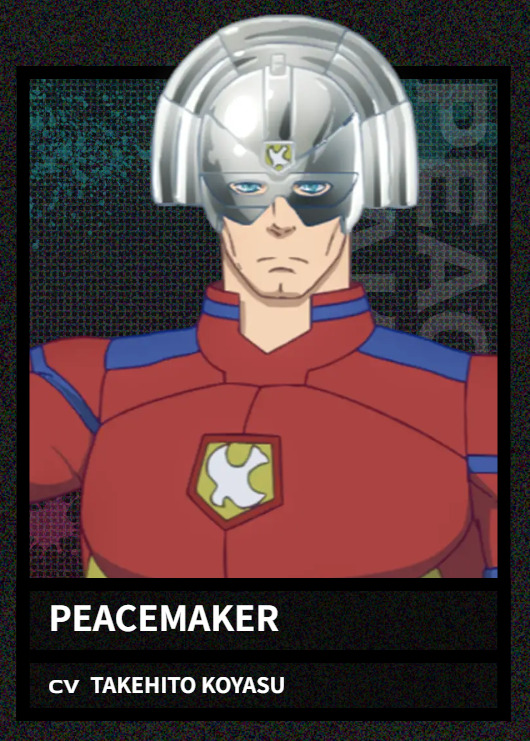 Takehito Koyasu as Peacemaker in Suicide Squad Isekai (Image via Warner Bros.)