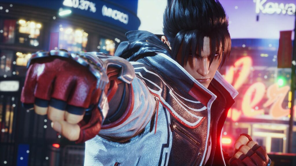 Jin Kazama in Tekken 8 performs a punch, which can be used for block punishment