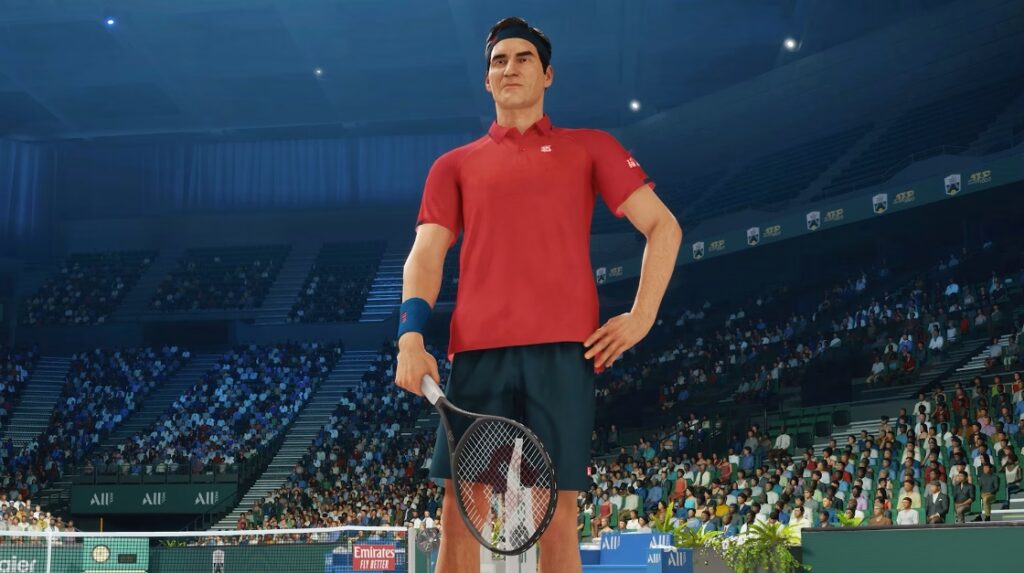Roger Federer is a playable pro in TopSpin 2K25