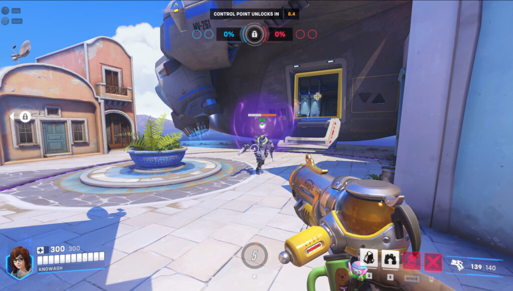Ramattra screenshot in the Overwatch 2 April Fools' mode (Image via Blizzard Entertainment)