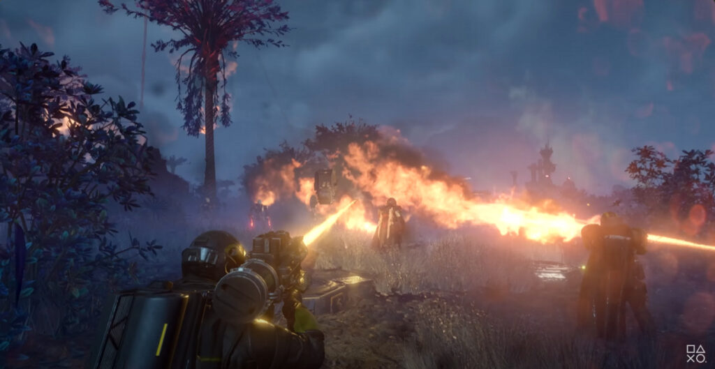 Helldivers 2 players, it's time to put the fire down (Image via Sony)