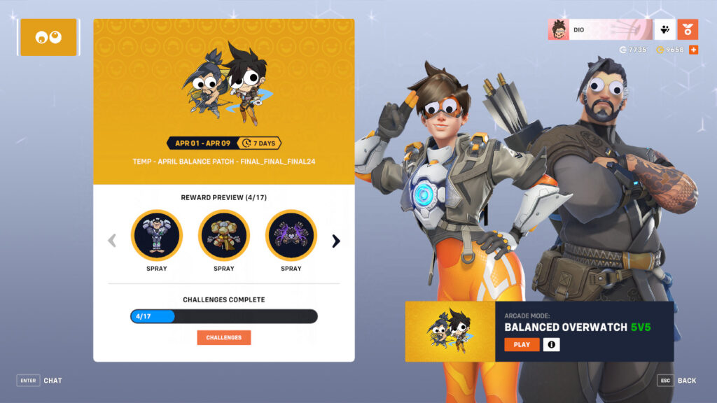 Overwatch 2 April Fools' Day event 2024 (Image via Blizzard Entertainment)