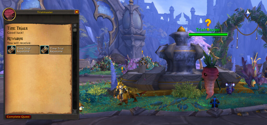Time Trials screenshot (Image via Blizzard Entertainment and Raider.IO)