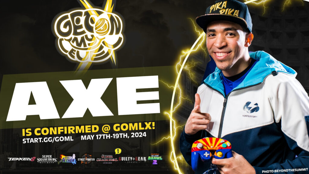 Jeffrey "Axe" Williamson is confirmed for GOML X (<a href="https://twitter.com/GOMLsPlan/status/1764772331308699983">Image via</a> <a href="https://twitter.com/KryZenGraphics">KryZenGraphics on X</a>)