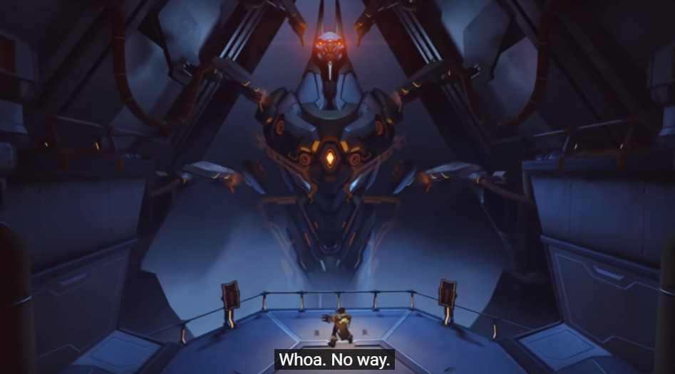 Venture encounters Anubis in another trailer (Image via Blizzard Entertainment)
