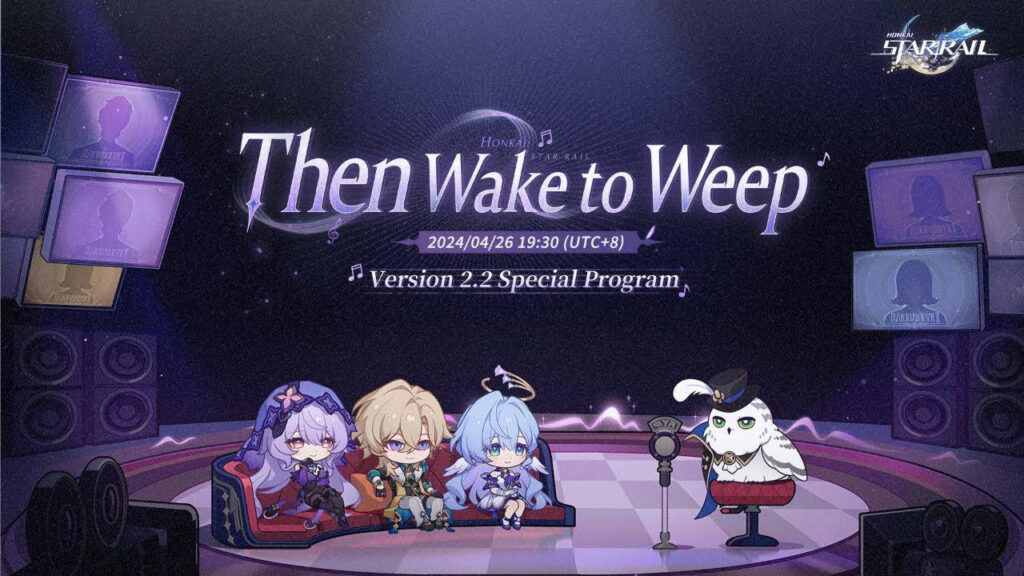 Then Wake to Weep is a melancholic title for the anniversary patch (Image via Hoyoverse)