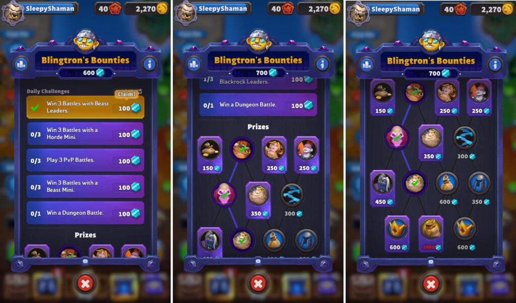 Warcraft Rumble Blingtron's Bounties screenshots