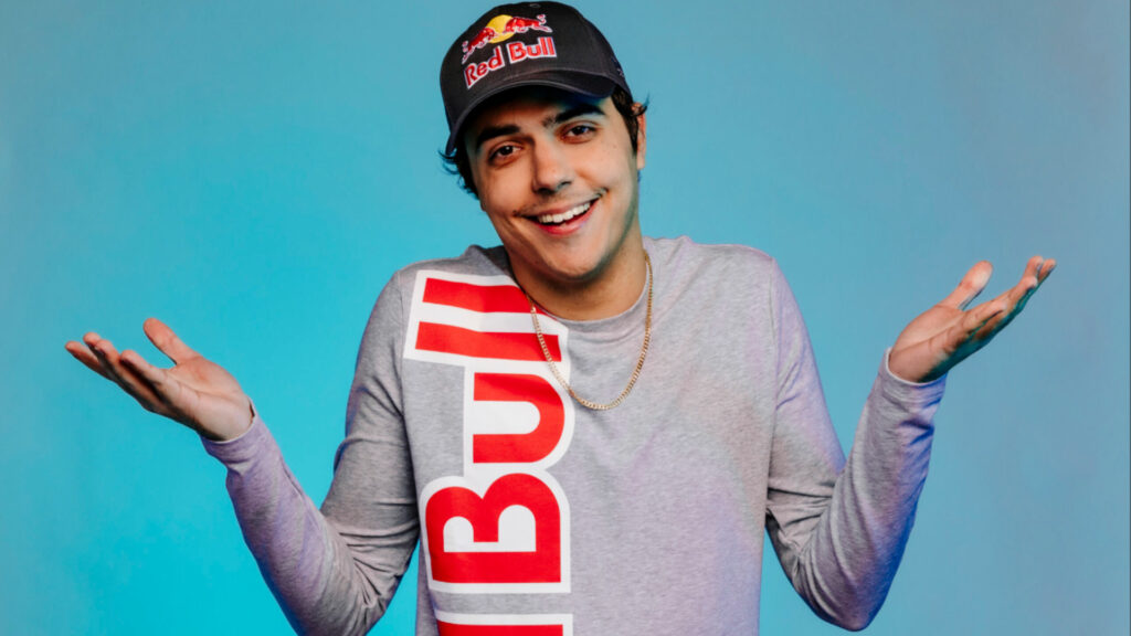 ImperialHal in a Red Bull hat and shirt (Image via Maria Jose Govea and Red Bull Content Pool)